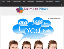 Tablet Screenshot of lolmaze.com